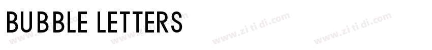Bubble Letters字体转换 Bubble Letters字体转换